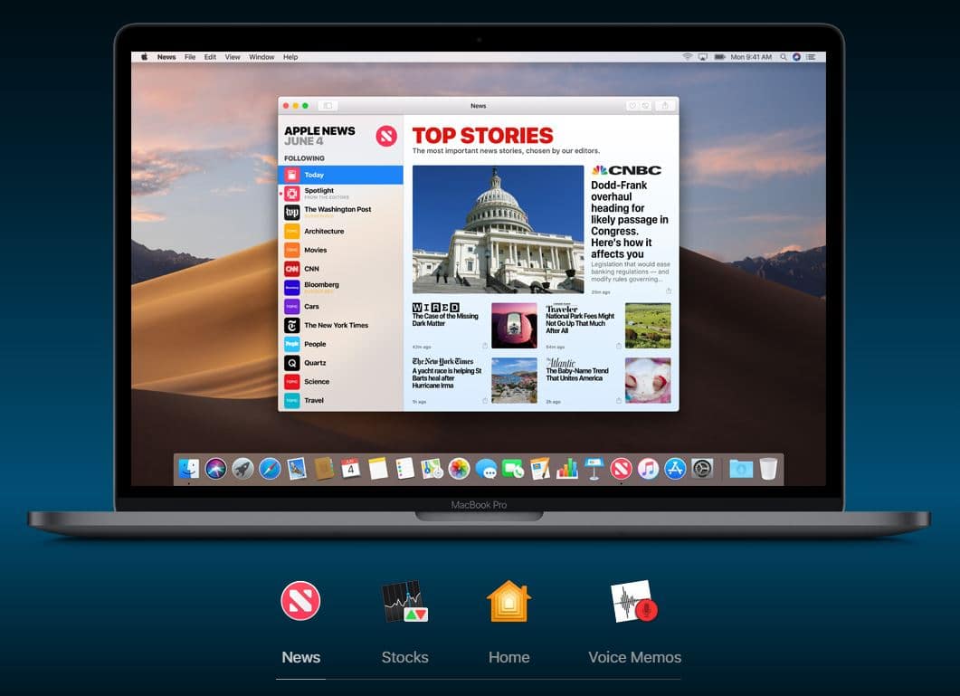 macOS Mojave New Apps